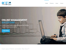 Tablet Screenshot of onlinemanagementsolutions.com